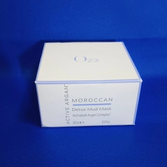 NIB 8.4 floz Active Argan Moroccan Detox Mud Mask MIneral Rich Clay - Picture 2 of 5